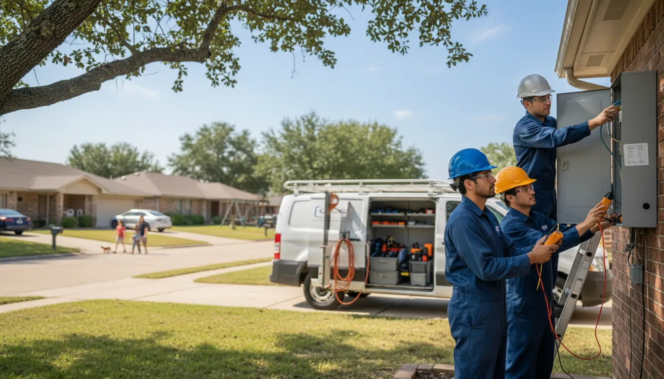 Certified electrician providing emergency electrical services in Wentworth, MO